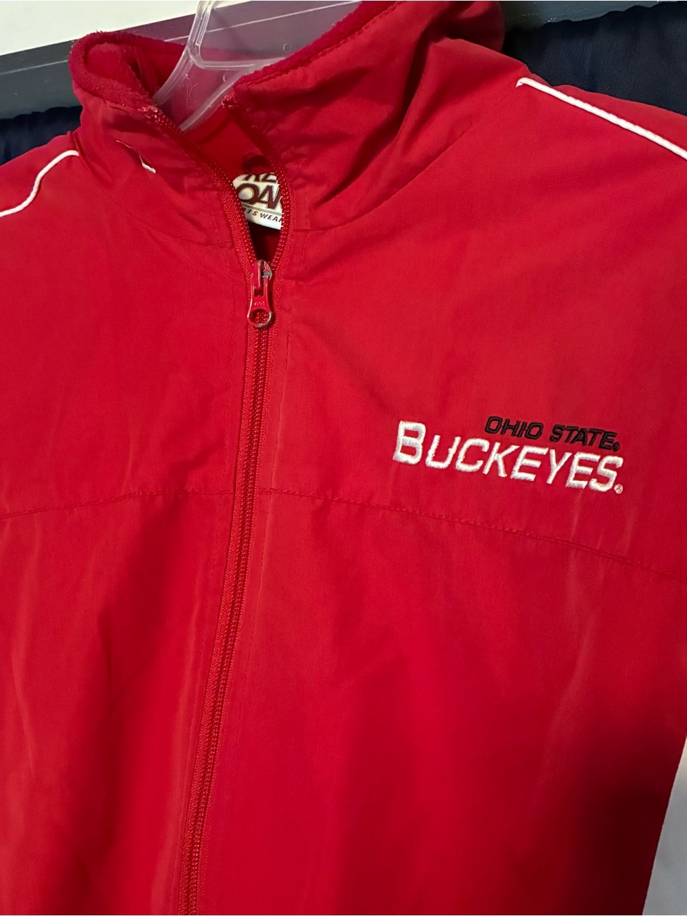 Ohio State Buckeyes Red Zip-Up Jacket